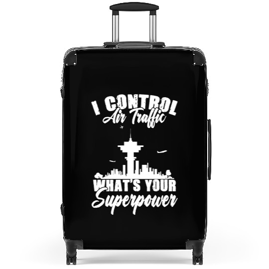 Air Traffic Control Funny Aviation For Atc Flight Suitcases
