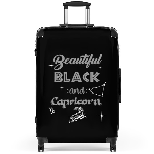 Beautiful Black Capricorn Suitcases