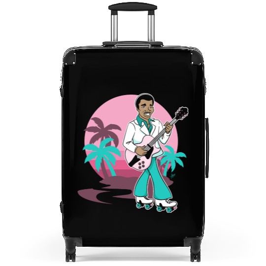 Breezin' on Wheels Retro Cartoon - Malibu Style Suitcases