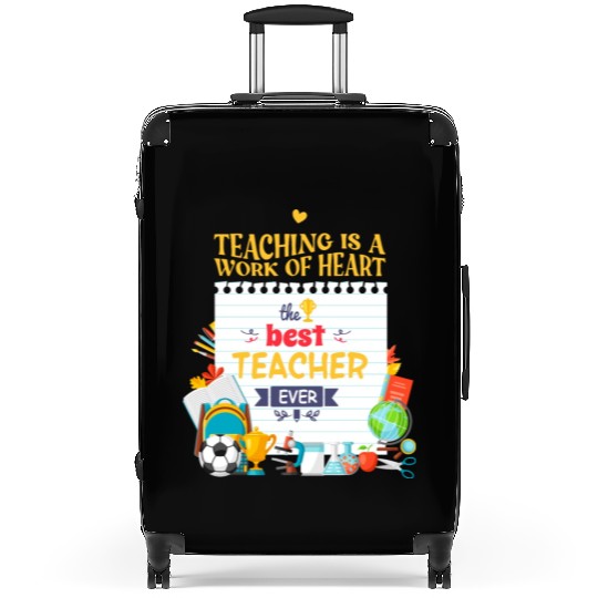 Best teacher ever Suitcases