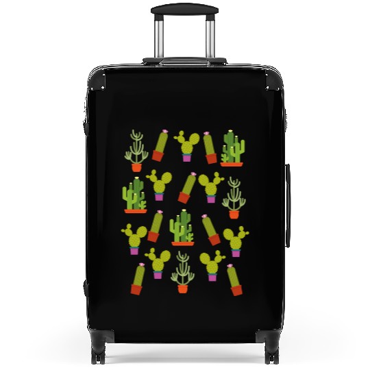Cactus Succulent Plants Nature Colorful Aztec Suitcases