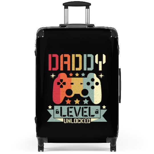 DADDY LEVEL UNLOCKED Suitcases