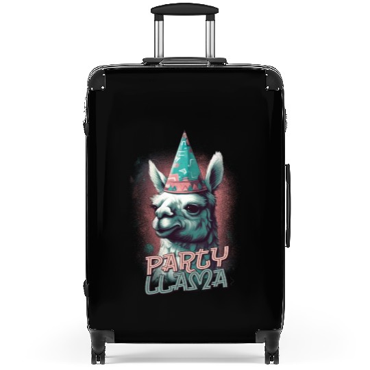 Llama Animals Lover Birthday Party Funny Design Suitcases