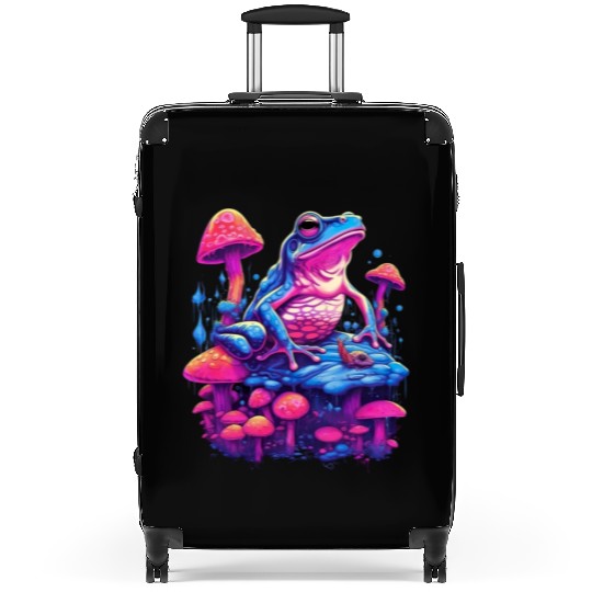 Aesthetic Frog Mushrooms Frogs for a Mushroom Suitcases