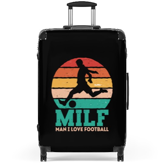 MILF Man i love Football / Soccer Suitcases