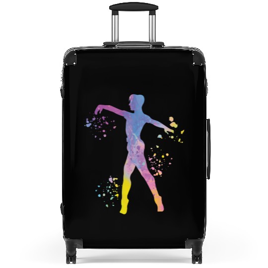 Ballet Dancer Colorsplash Man Ballerino Suitcases