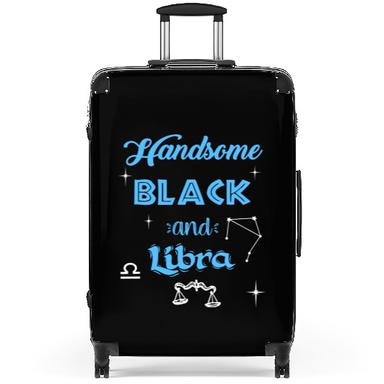 Handsome Black Libra Suitcases