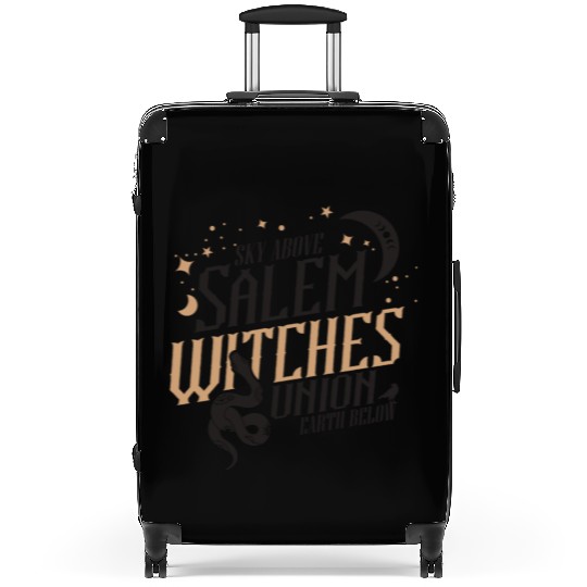 Salem Witches Union Black Suitcases