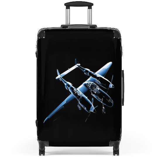P 38 Lightning 3D Suitcases