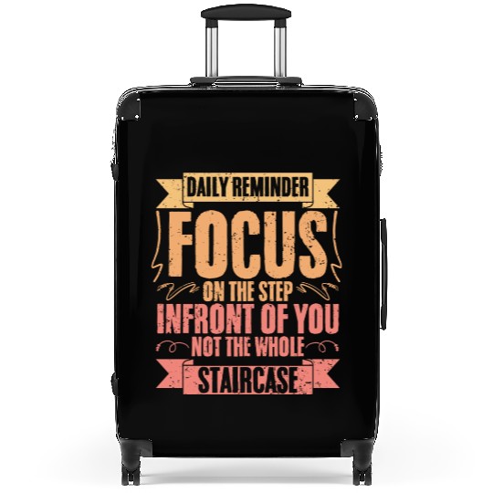Daily Reminder Vintage Retro Affirmation A Suitcases