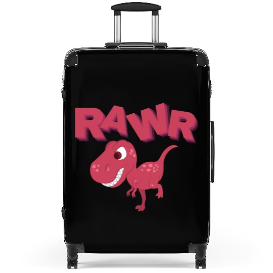 Rawr Cute Rex Dino Extinct Lover Tyrannosaurus Suitcases