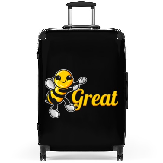 The Cute Bee Says Be Great The Bee Suitcases