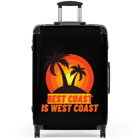 Best Coast Is West Coast Suitcases