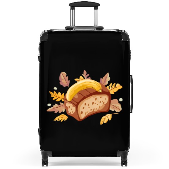 Autumn banana bread treat Suitcases