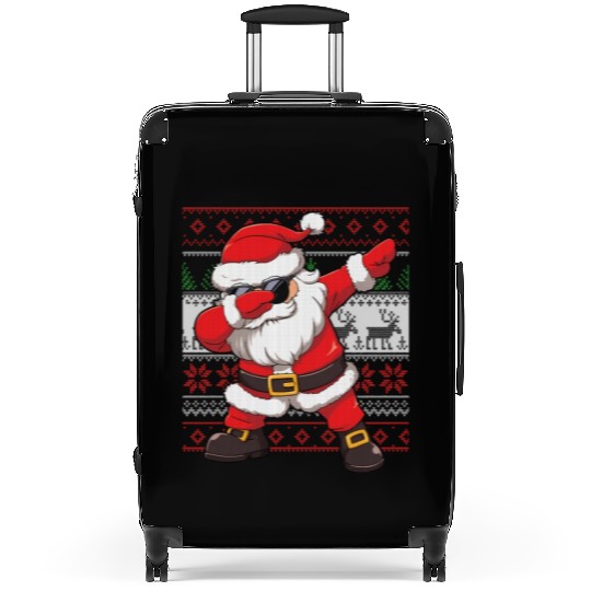 Dabbing Santa Funn Ugly Suitcases