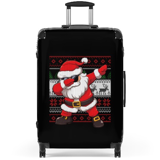 Dabbing Santa Funn Ugly Suitcases