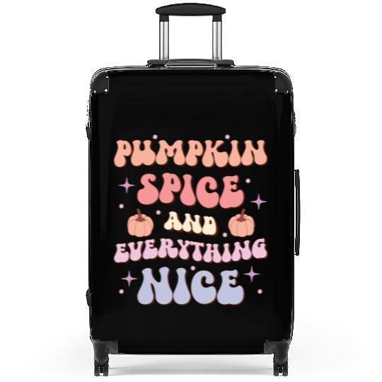 Pumpkin Spice & Everything Nice, Happy Halloween Suitcases