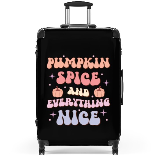 Pumpkin Spice & Everything Nice, Happy Halloween Suitcases