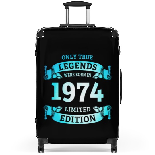 True Legends were born in 1974 50th Birthday Gift Suitcases