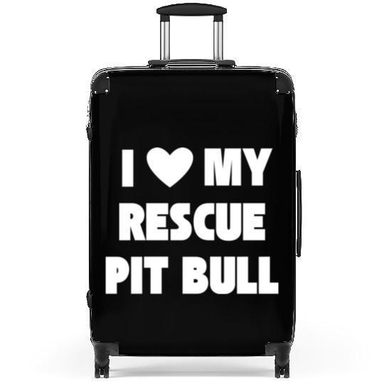 I Love My Rescue Pit Bull | Pitbull Advocacy Suitcases
