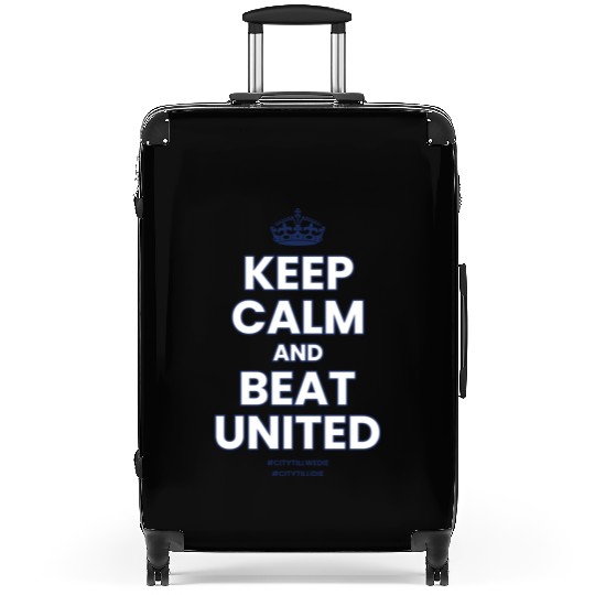 Keep Calm And Beat United Suitcases