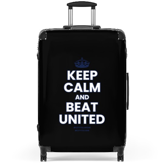 Keep Calm And Beat United Suitcases
