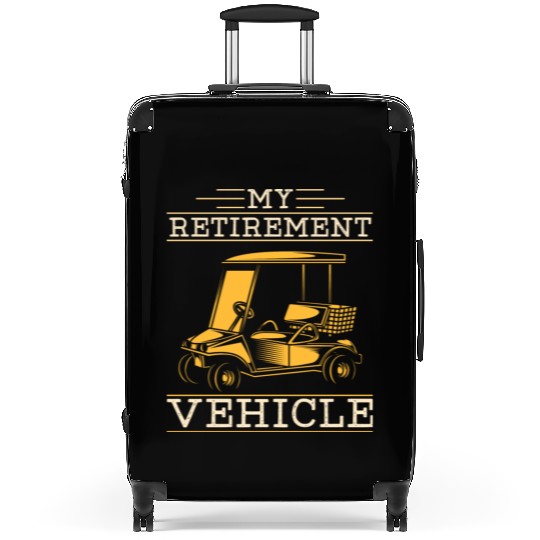 My Retirement Vehicle Funny Golfing Suitcases