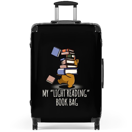 My Light Reading Book Funny Tote Bag Suitcases