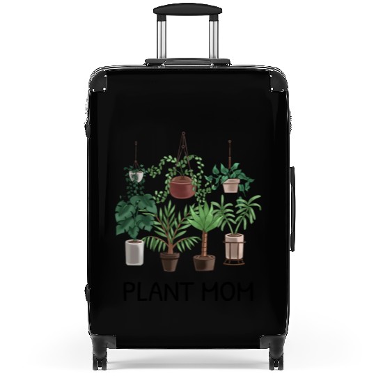 Plant Mom Potted Plant Lover Suitcases