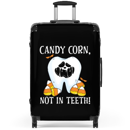 Candy Corn, Not in Teeth! Suitcases