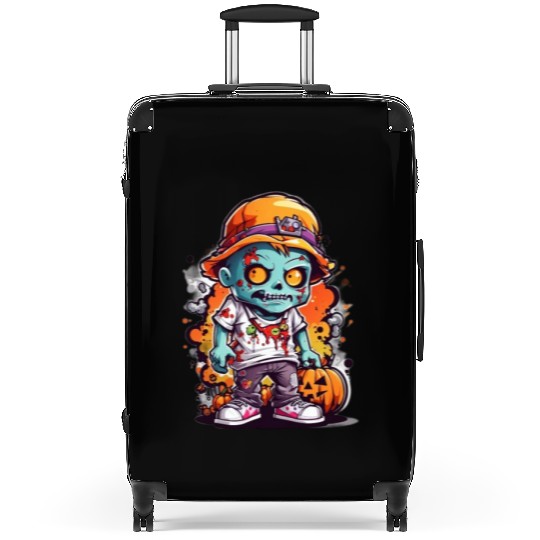 Zombie Frights Halloween and zombies Suitcases