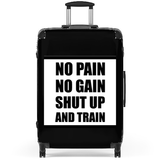 Poster NO PAIN NO GAIN Square Suitcases