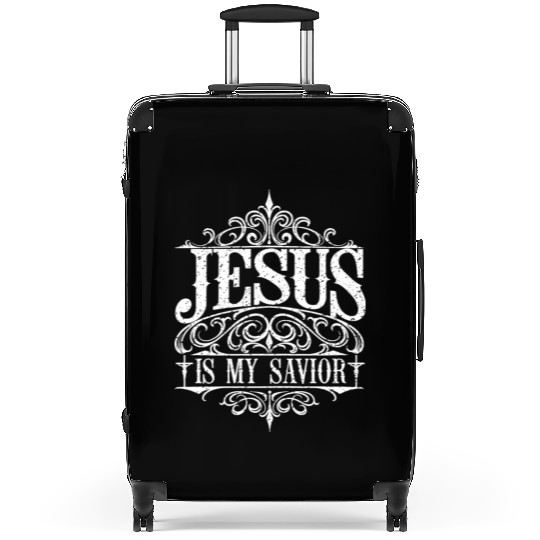 Jesus Is My Savior Christian Christmas Suitcases