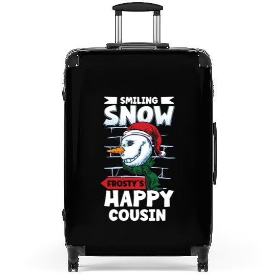 Funny Snowman Season Winter Christmas Snowman Joy Suitcases