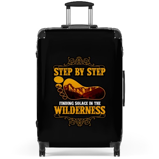 Step By Step Finding Solace In The Wilderness Suitcases