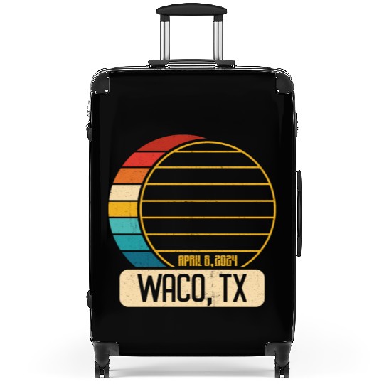 Total Solar Eclipse Texas Waco April 28 2024 Suitcases