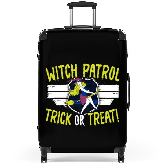 Witch Patrol: Trick or Treat! Policeman Halloween Suitcases