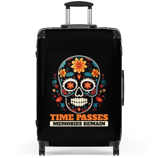 Dia De Los Muertos Sugar Skull Mexican Holiday Suitcases