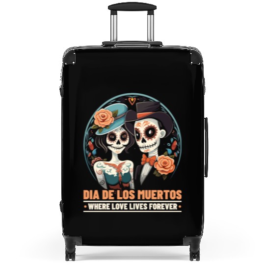 Dia De Los Muertos Sugar Skull Mexican Holiday Suitcases