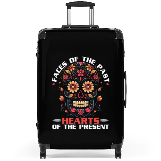 Dia De Los Muertos Sugar Skull Mexican Holiday Suitcases