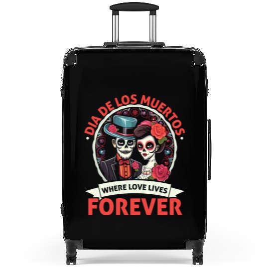 Dia De Los Muertos Sugar Skull Mexican Holiday Suitcases