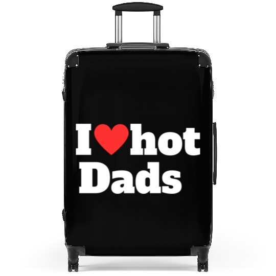I LOVE HOT DADS Suitcases