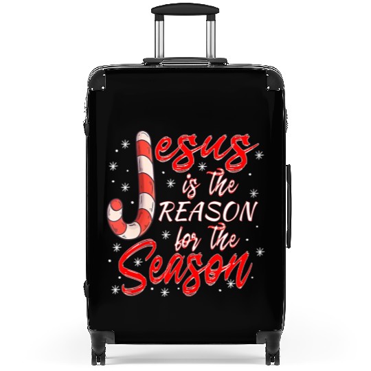 Jesus Is The Reason For The Season Merry Suitcases