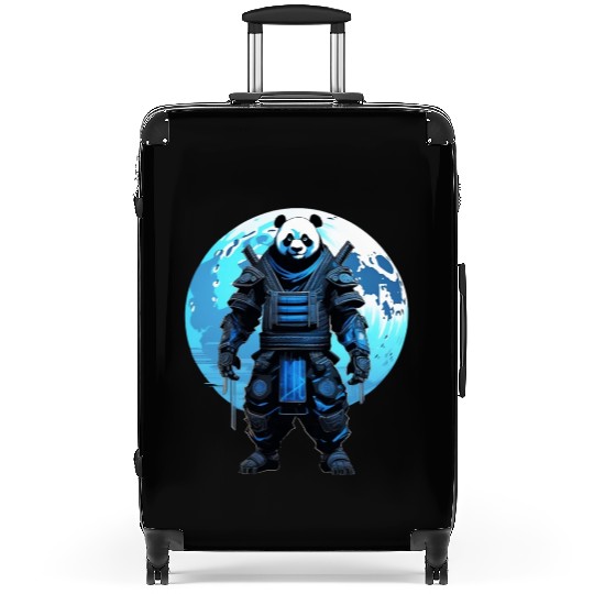 Panda Shadowblade: Ninja Samurai Elegance Suitcases
