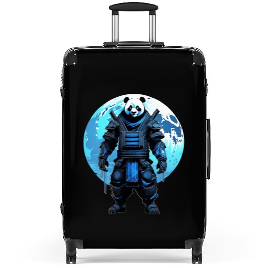 Panda Shadowblade: Ninja Samurai Elegance Suitcases