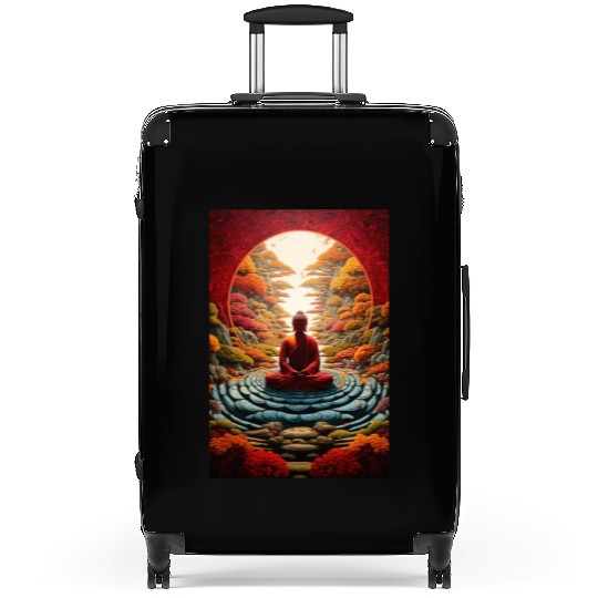 Buddha Serenity: Zen Garden Retreat Suitcases