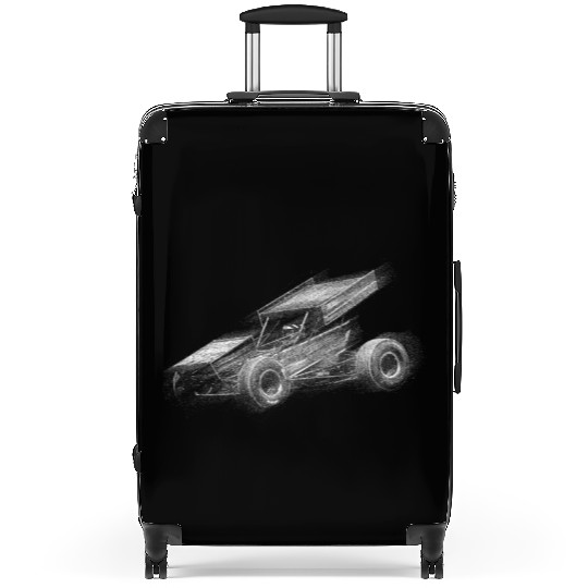 Sprint Car Mom Dirt Track Racing Racing Race Day Suitcases