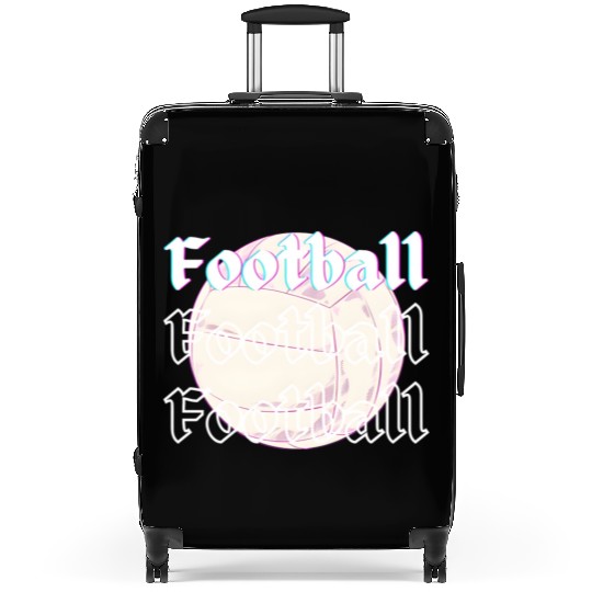 Football is life , sport lover Suitcases