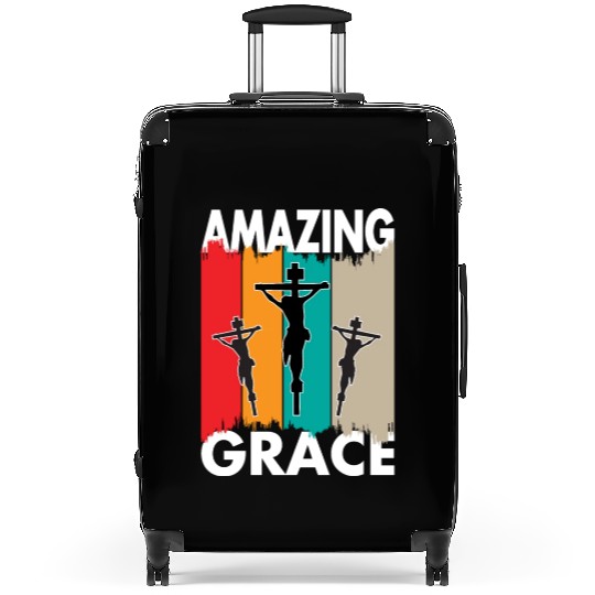 Amazing Grace Love Jesus Christian Christmas Suitcases