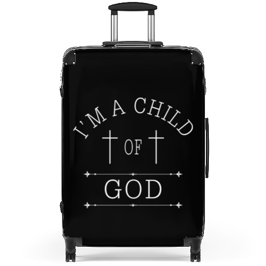I'm a Child Of God Love Jesus Christian Christmas Suitcases